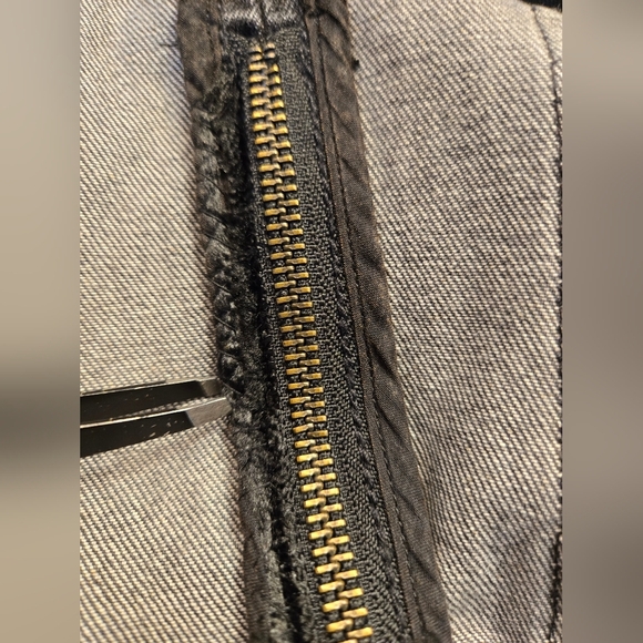 Anthropologie Alexia Magali Pascal Denim Carbon Mini Dress Ruffle belt accent 6 - Picture 16 of 16